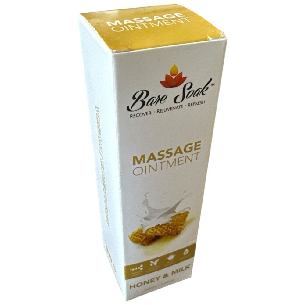 Vegan Massage Ointment Lotion Honey & Milk Cruelty Free